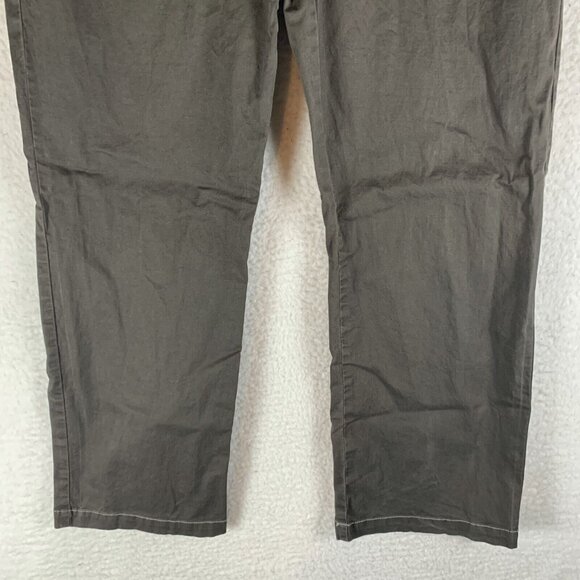 Boden Pants Women's 10 Brown Cotton Stretch Pockets‎ Mid-Rise Straight Leg 9681 - Picture 6 of 13